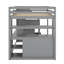 Lit mezzanine double avec bureau et tablettes-634070676-634070679