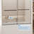 56-60 In. W X 62 In. H Frameless Double Sliding Tub Door, Bypass Tub Shower Door Soft Closing-121060102
