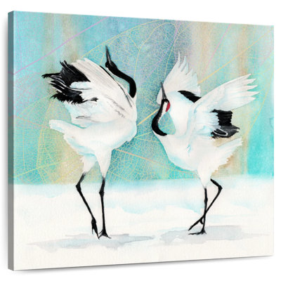 Brampt Dancing Japanese Cranes