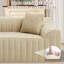 Canapé deux places en similicuir, profondeur d'assise 198 cm, canapé moderne avec 2 coussins, gain de place pour appartement, salon ou chambre.-130170006
