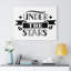 Under The Stars - Wrapped Canvas Print