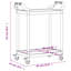 Norelis Aluminium Bar Cart-436746268