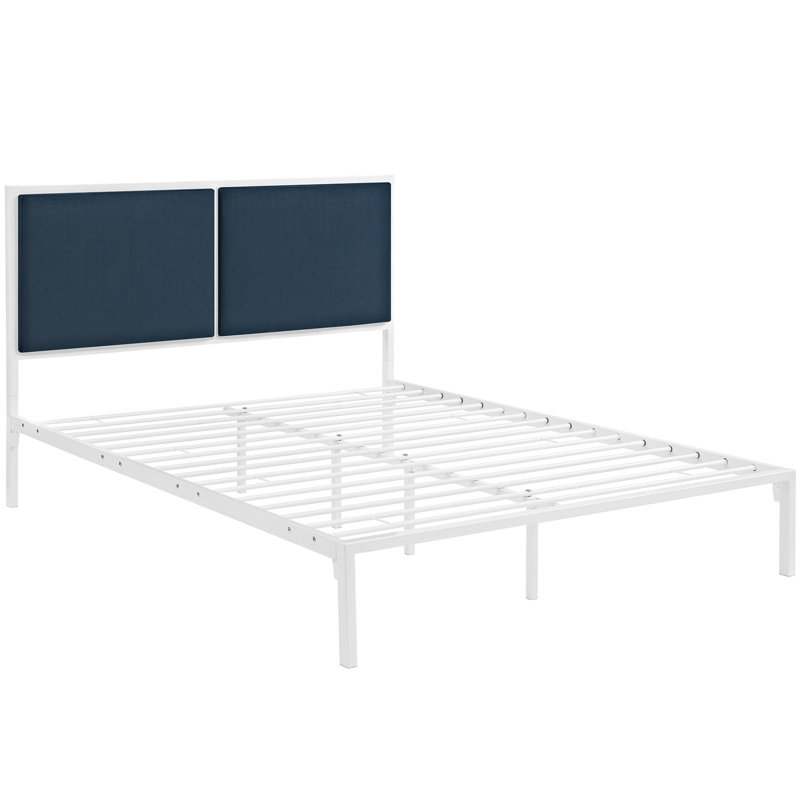 Lit plateforme Modway Della, Très grand, Blanc, Azure