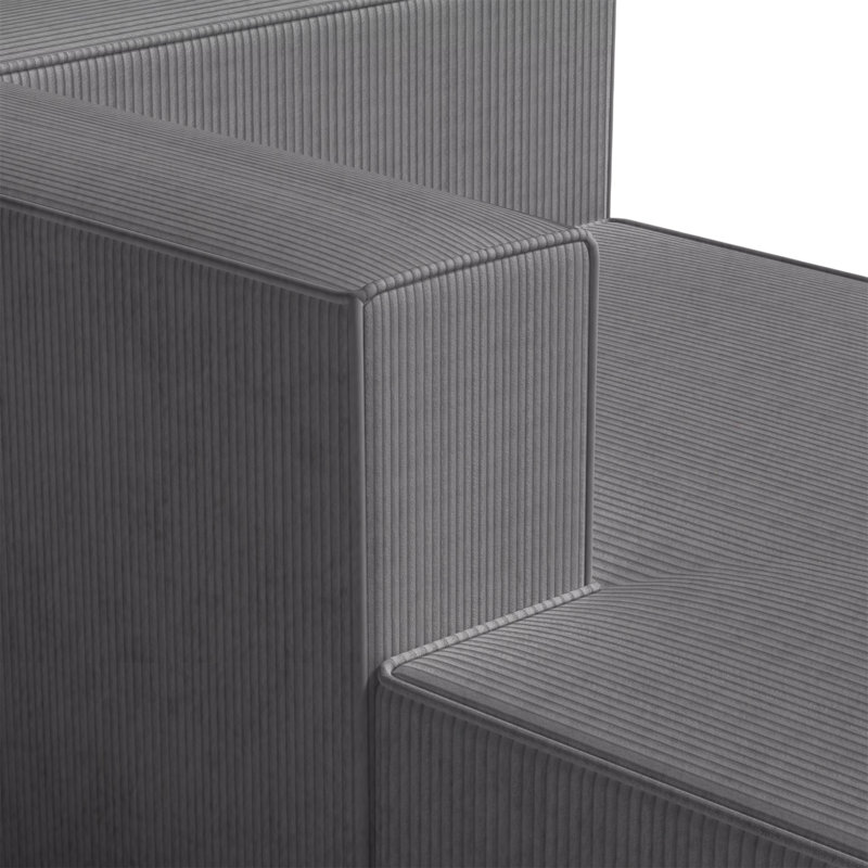 Hershberger-Canapé-chaise-gris-5/5, Gris