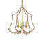 Nimes 4 - Light Lampakanay Rope/Wrought Iron Chandelier by Suzanne Duin