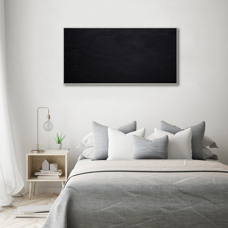 Black Board - Wrapped Canvas Print