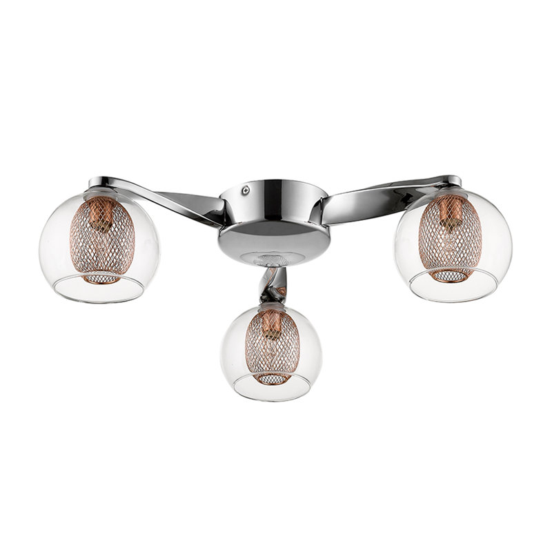 Gulielma 3 - Light Metal Kitchen Island Pendant, Copper