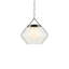  Luminaire suspendu 1 lumière avec verre extérieur transparent et verre intérieur opale-111187550-111187552