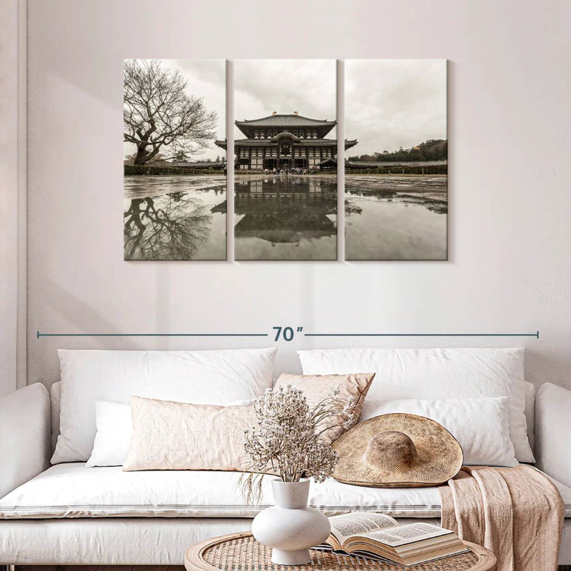 Adella Todaiji Temple Reflection, 28" H x 45" W