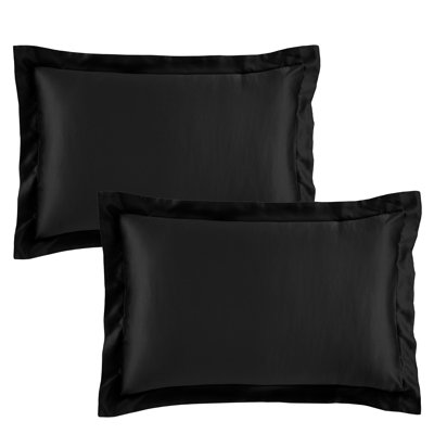 Silky Soft Satin Oxford Pillow case Pair