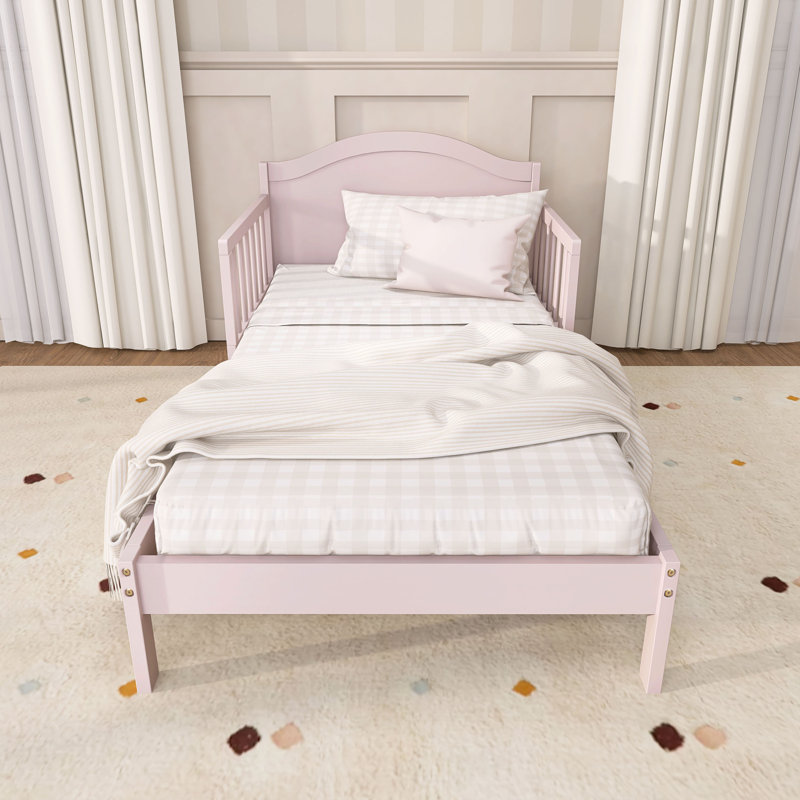 Lit en bois massif pour tout-petit Sydney par Dream On Me, Rosé