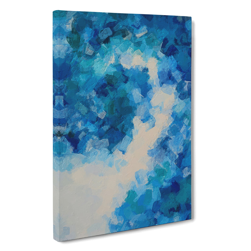 XV1022-4412X Take Action Abstract - Print, Wrapped Canvas, 50cm H x 35cm W, No Matte