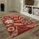 Adderley Floral Merlot Area Rug