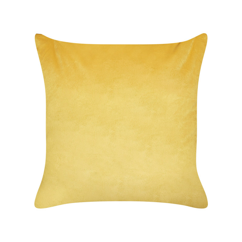 Aviva Animal Print Yellow Square Cushion