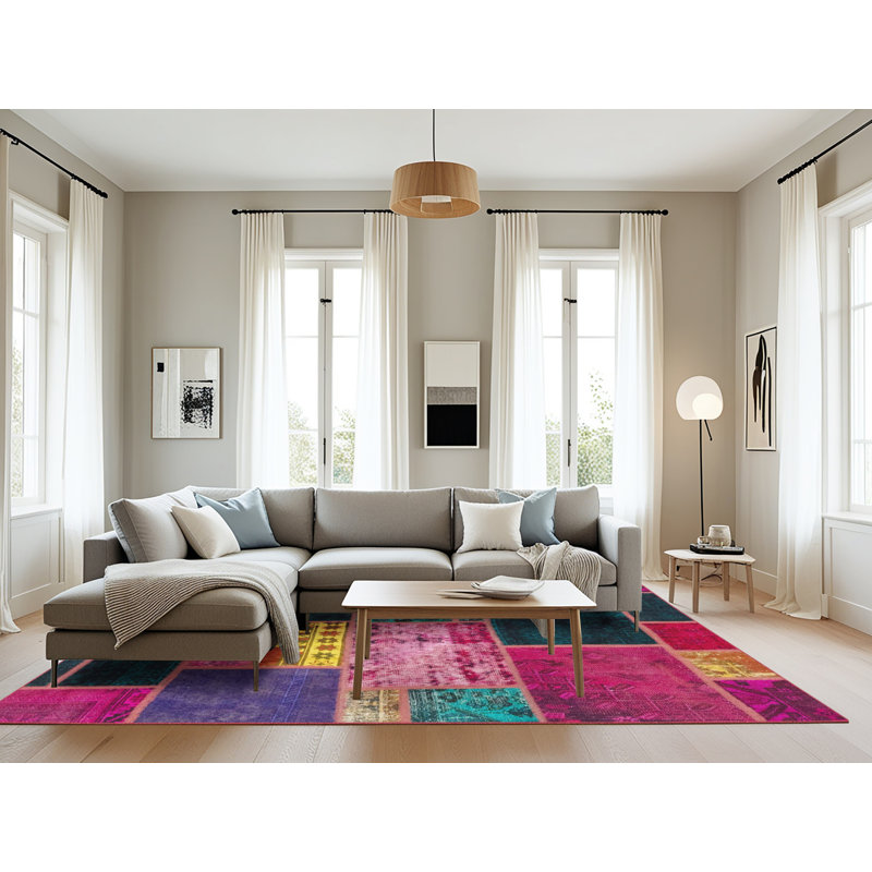 Abstract Indoor Rug, Rectangle 8' x 10'