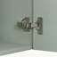 Bathroom Vanity With Ceramic Sink,Gold Handle,And Side Shelves For Small Spaces-1861651611