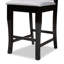 Upholstered Counter Stool with Solid Wood Frame-1195264941