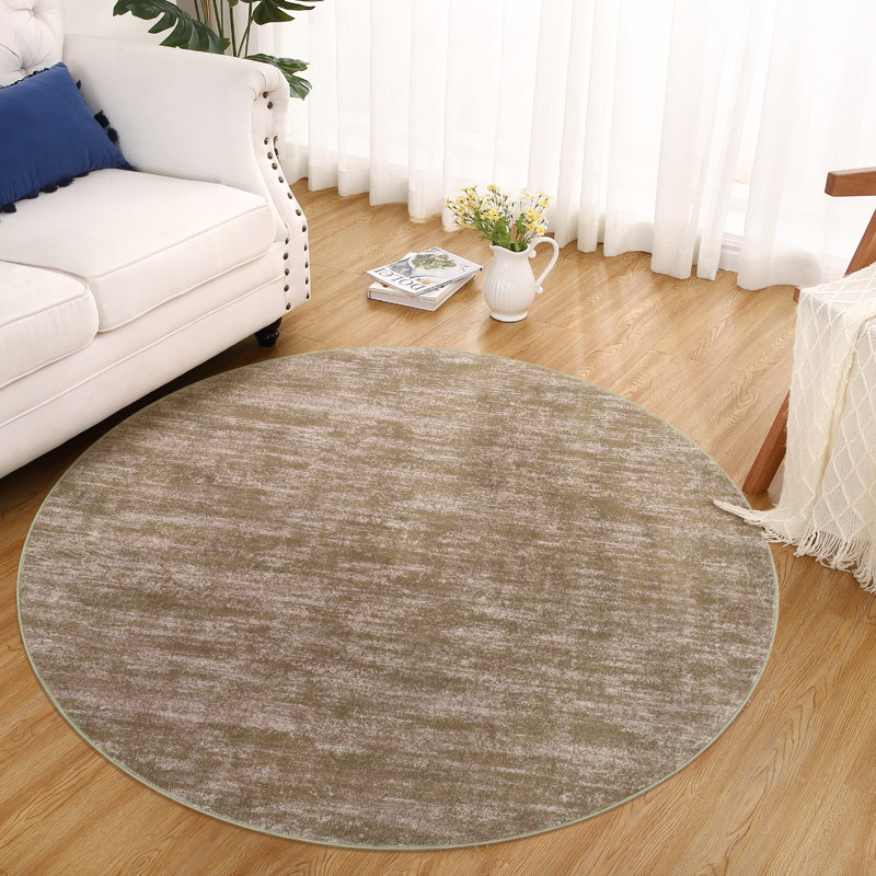 Karelle Washable Indoor Rug, Round 3'
