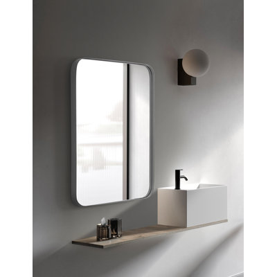 Duesbury Metal Rectangle Mirror