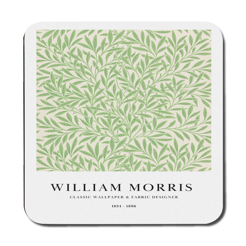 William Morris Placemat Coaster Set Wood Bottom Heritage