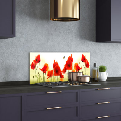 50cm W x 100cm L Glass Peel and Stick Panel