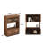 34.84" Decorative Storage Cabinet With Four-Door Storage for Living Room
