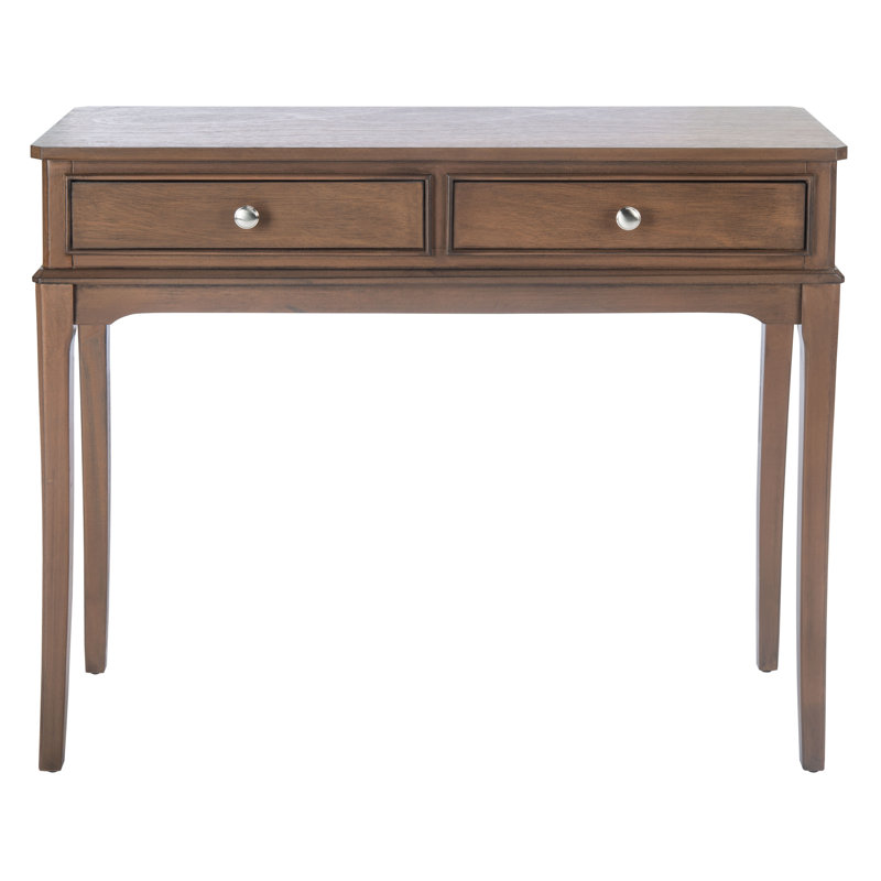 Opal 2 Drawer 90 cm Console Table, Brown