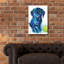 Art mural en verre Latitude Run «Ball Is Life Black Lab Puppy» par Lindsay Kivi-441234025