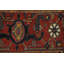 Tapis oriental pré-1900 à teinture végétale 8 x 11