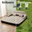 25cm Air Bed, Inflatable Air Mattress with Backrest