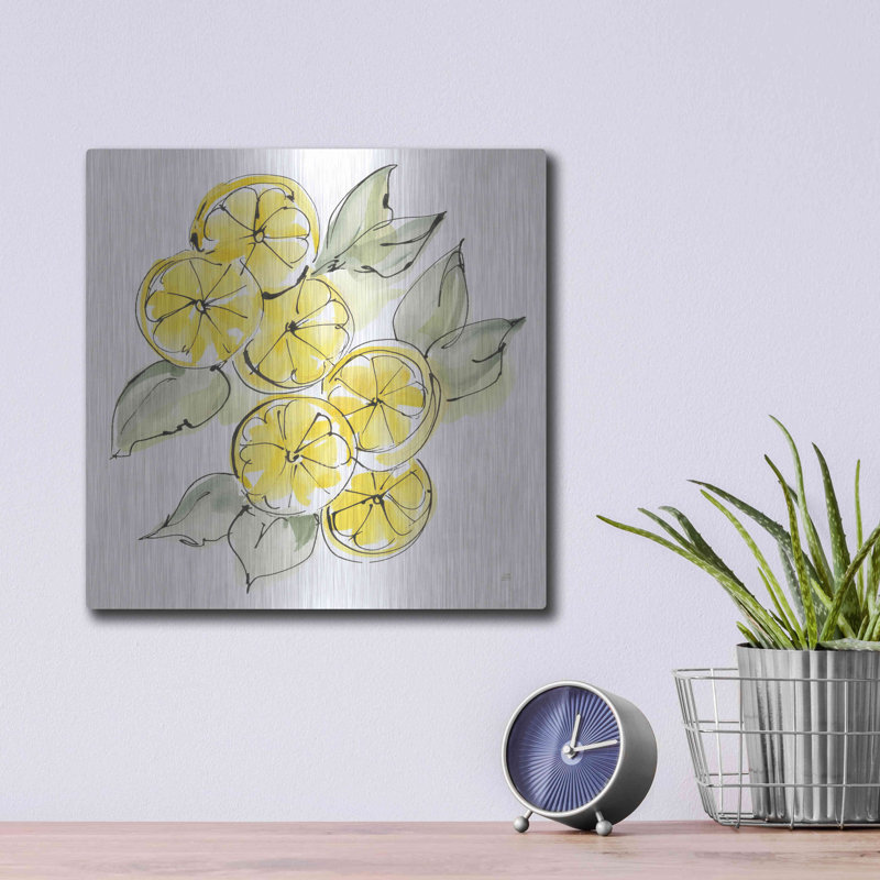 «Cut Lemons II» par Chris Paschke, H 12 po x l 12 po