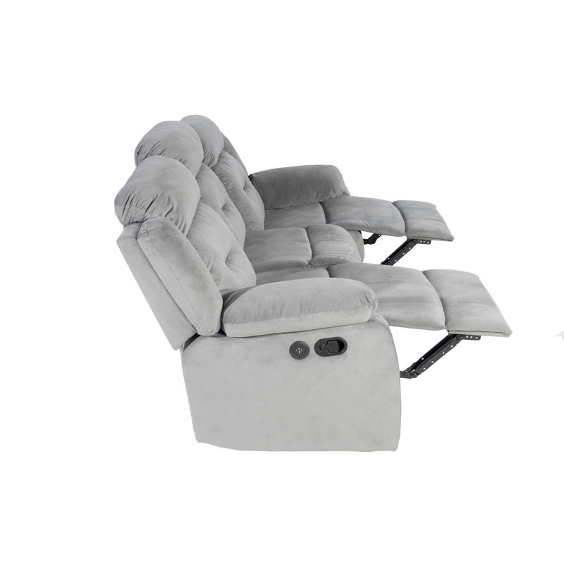 Canapé inclinable, Gris foncé