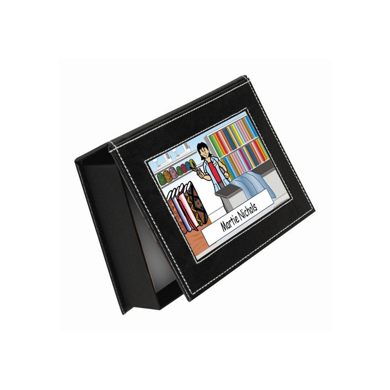 Faux Leather Memory Box