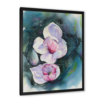 Magnolia Pink And White Flowers " Magnolia Pink And White Flowers "