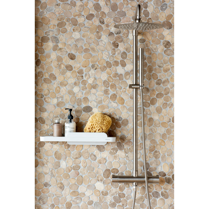 Brabantia Mindset Shower Shelf with Squeegee, White