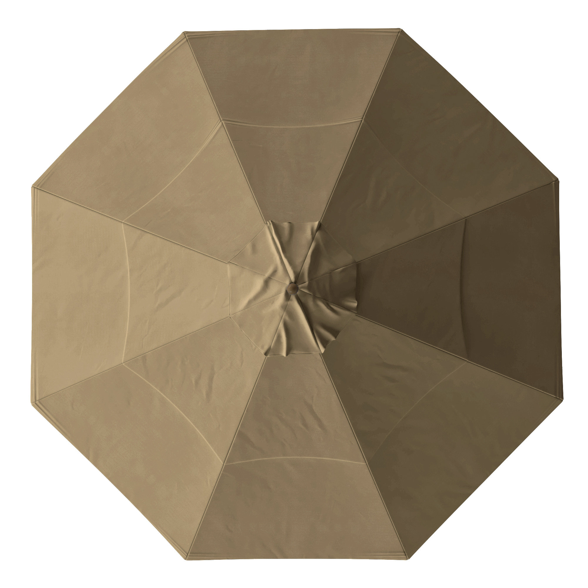 Downtime 132'' Sunbrella® Outdoor Umbrella, Antique Beige Sunbrella® Canvas