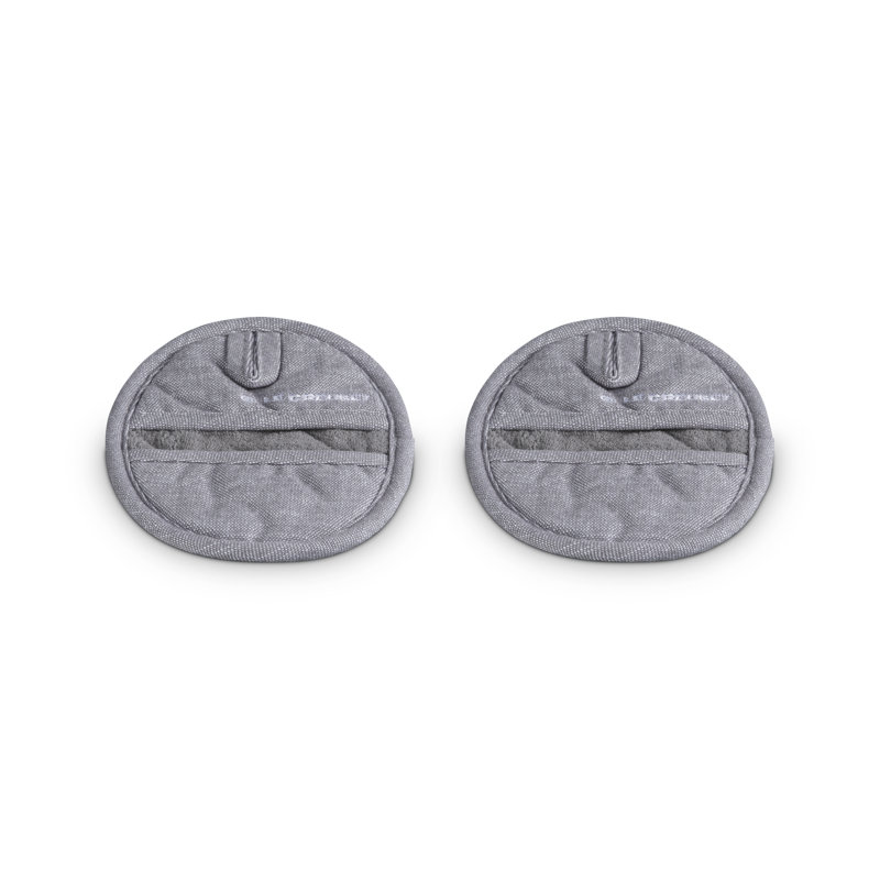 Le Creuset Set Of 2 Pot Grips Sable, Gray
