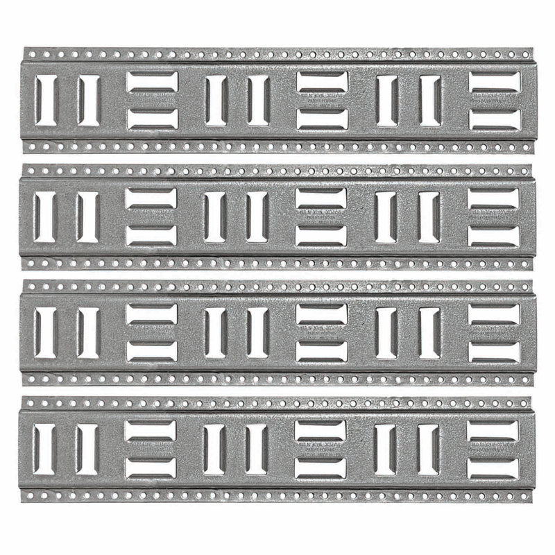 SNAP-Loc Fast-Track E-Track 24 po 4 pièces acier galvanisé horizontal vertical