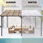 Pergola murale d'extérieur durable 10 * 14Ft