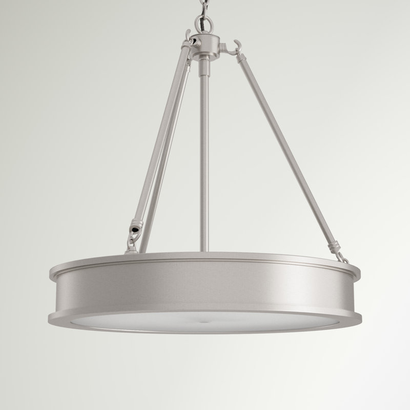 Everlee 3-Light Chandelier, Brushed Nickel