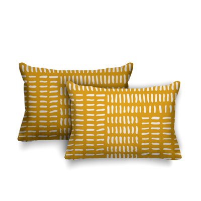 Coussin décoratif réversible intérieur / extérieur sans addition Garto