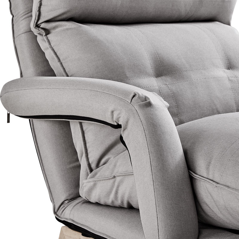 Hamall 60cm Wide Zero Gravity Recliner, Grey