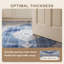 Tapis Summit Traditional Medallion de style persan, bleu, gris et crème, lavable en machine, antidérapant, à poils courts, pour l'intérieur et l'extérieur, adapté aux animaux domestiques, idéal pour le salon, la chambre, la salle à manger, l'entrée, le couloir ou le bureau.-1517186147