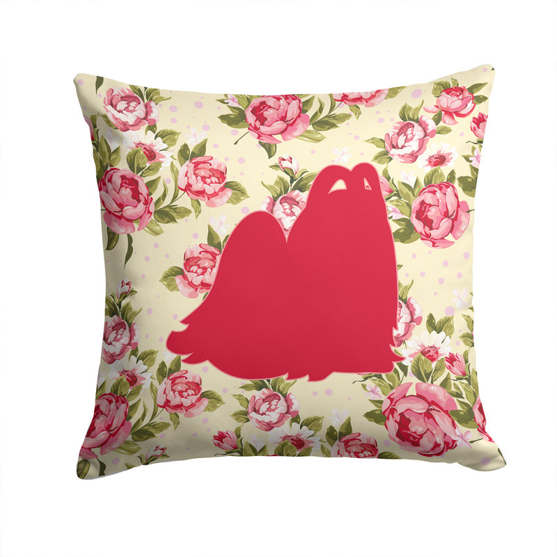  Coussin Maltese Shabby Elegance, Jaune clair