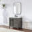 Trielle Rectangular Aluminum Framed Modern Bathroom Wall Mirror-149312853-149312852