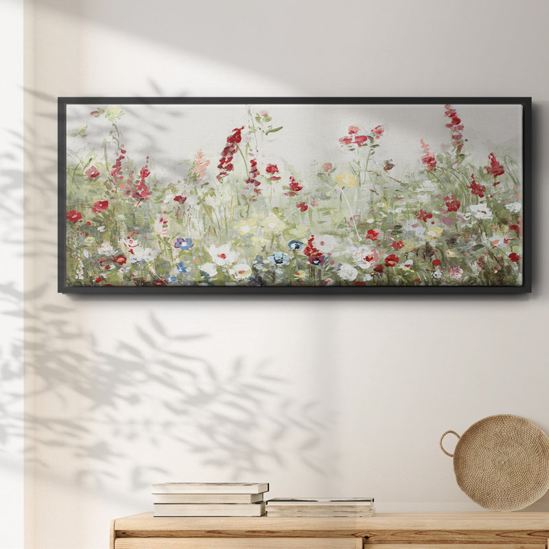 Sweet Spring Meadow - toile encadrée, H 20 po x l 50 po