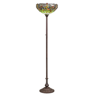 Torchère libellule 72 po Tiffany