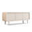 Modern Creamy Style White Aluminum Alloy Shoe Storage Bench