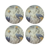 Crested Crane Pebble 16" Vinyl Placemat