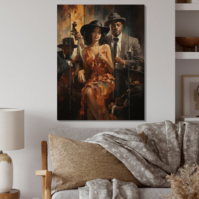 Calydon Music In Harlems I sur impression sur bois